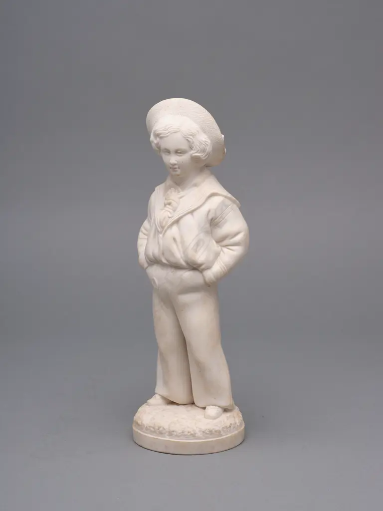 English c.1850 porcelain figure 'Albert Edward, Prince of Wales when 4', Image 1++